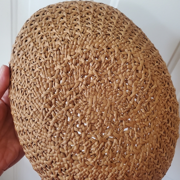 Vtg 1950's Straw Casquette Hat Made in USA size M - Picture 5 of 13